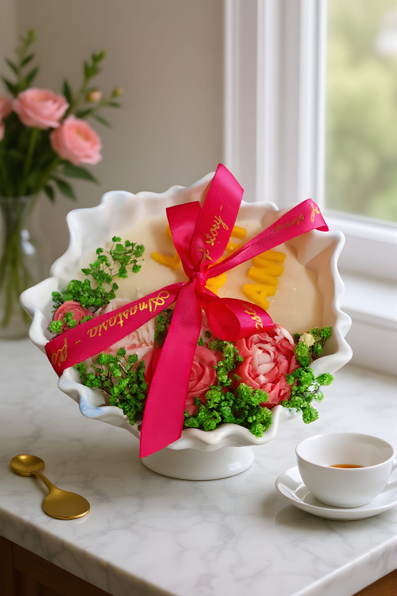 “Whispers of Petals and Promise”