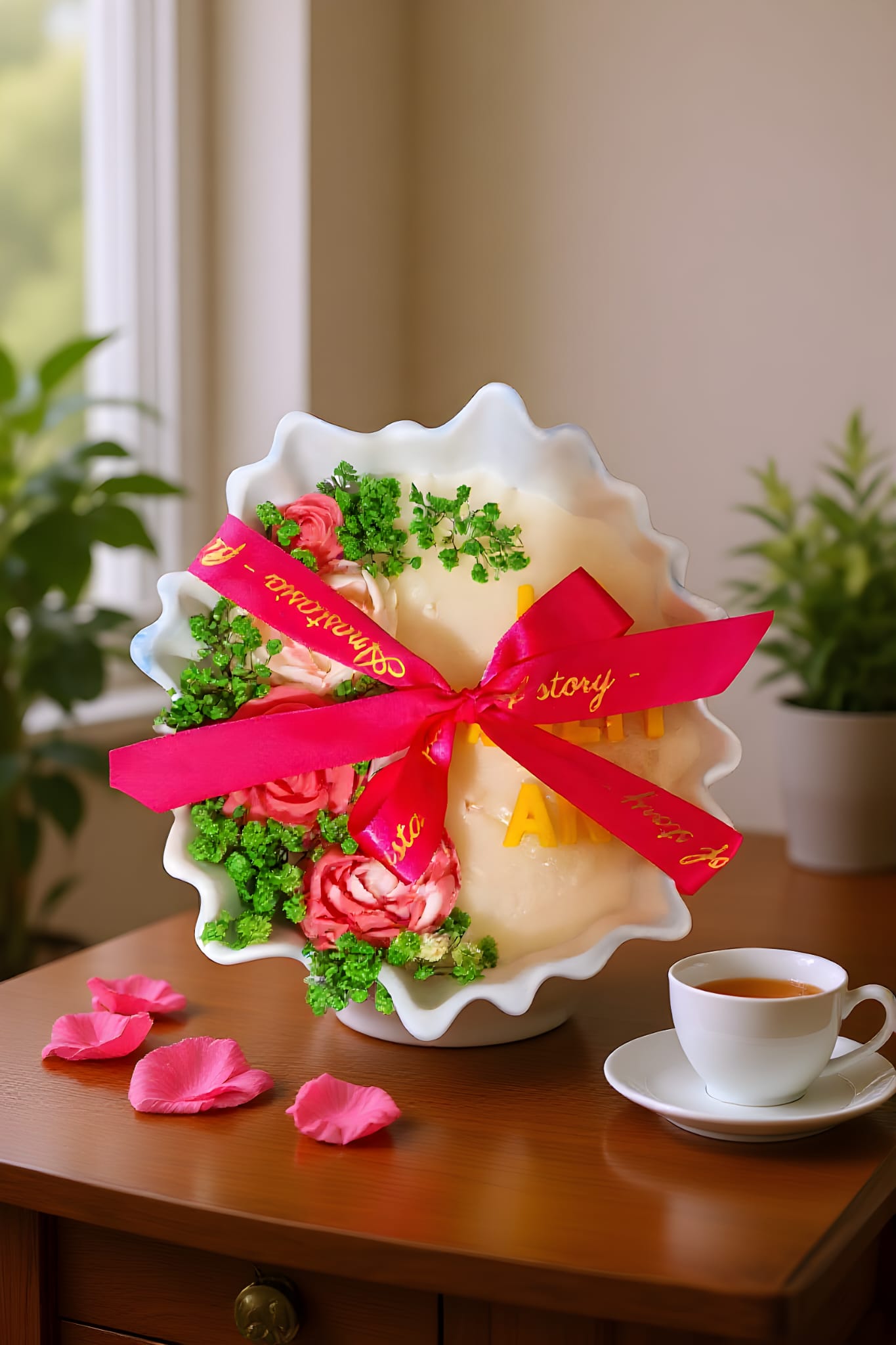 “Whispers of Petals and Promise”