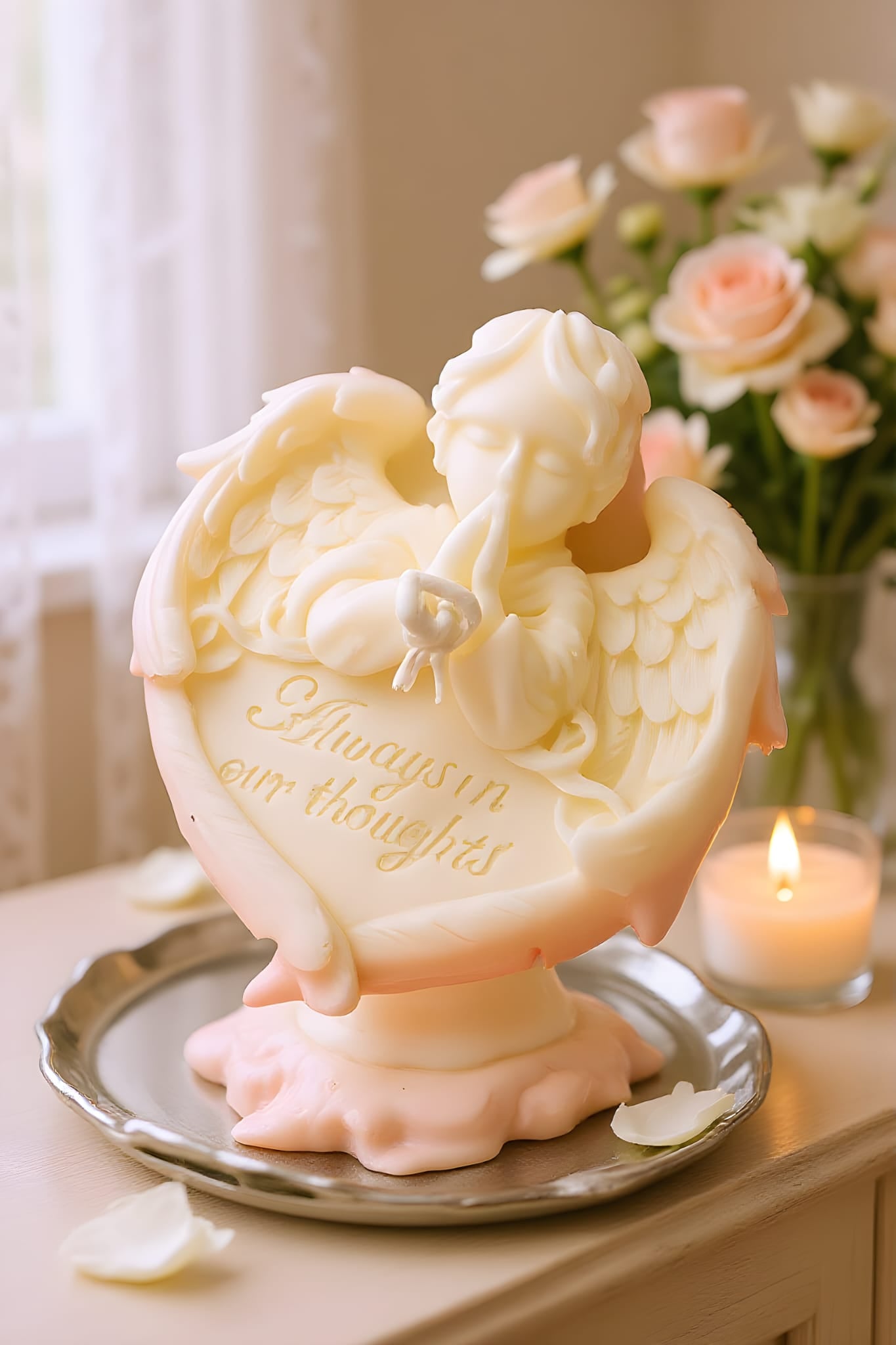 “Remembrance Candle — A Flame That Watches”