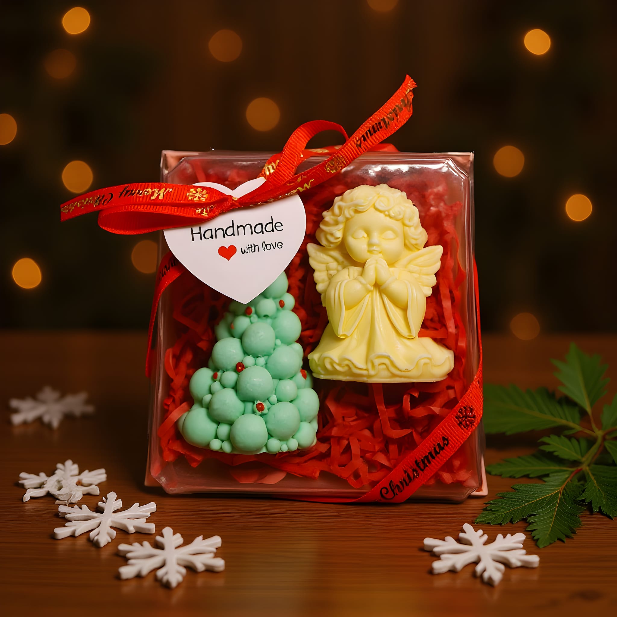 “The Light of Christmas Told in Wax”