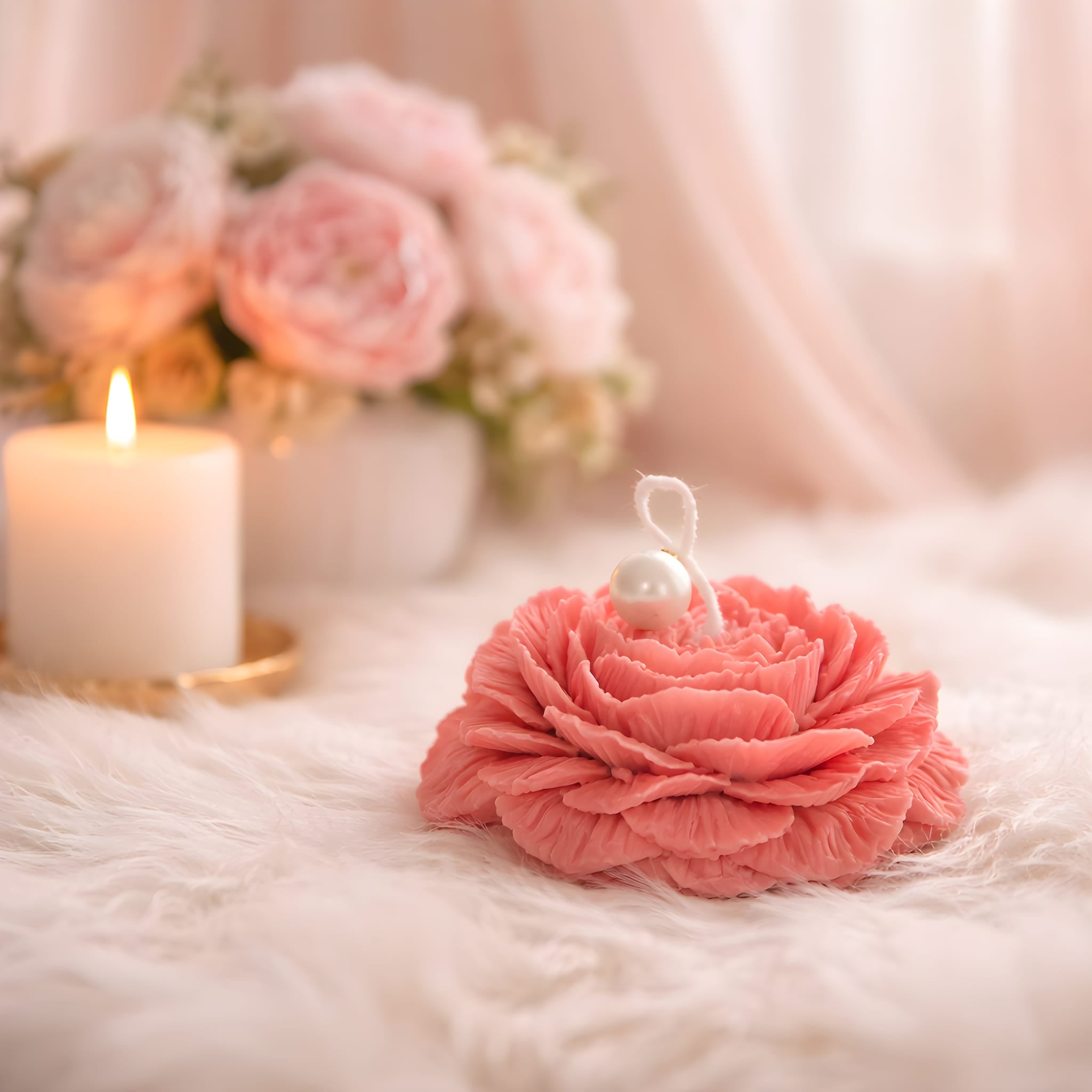 Petunia Glow Candle