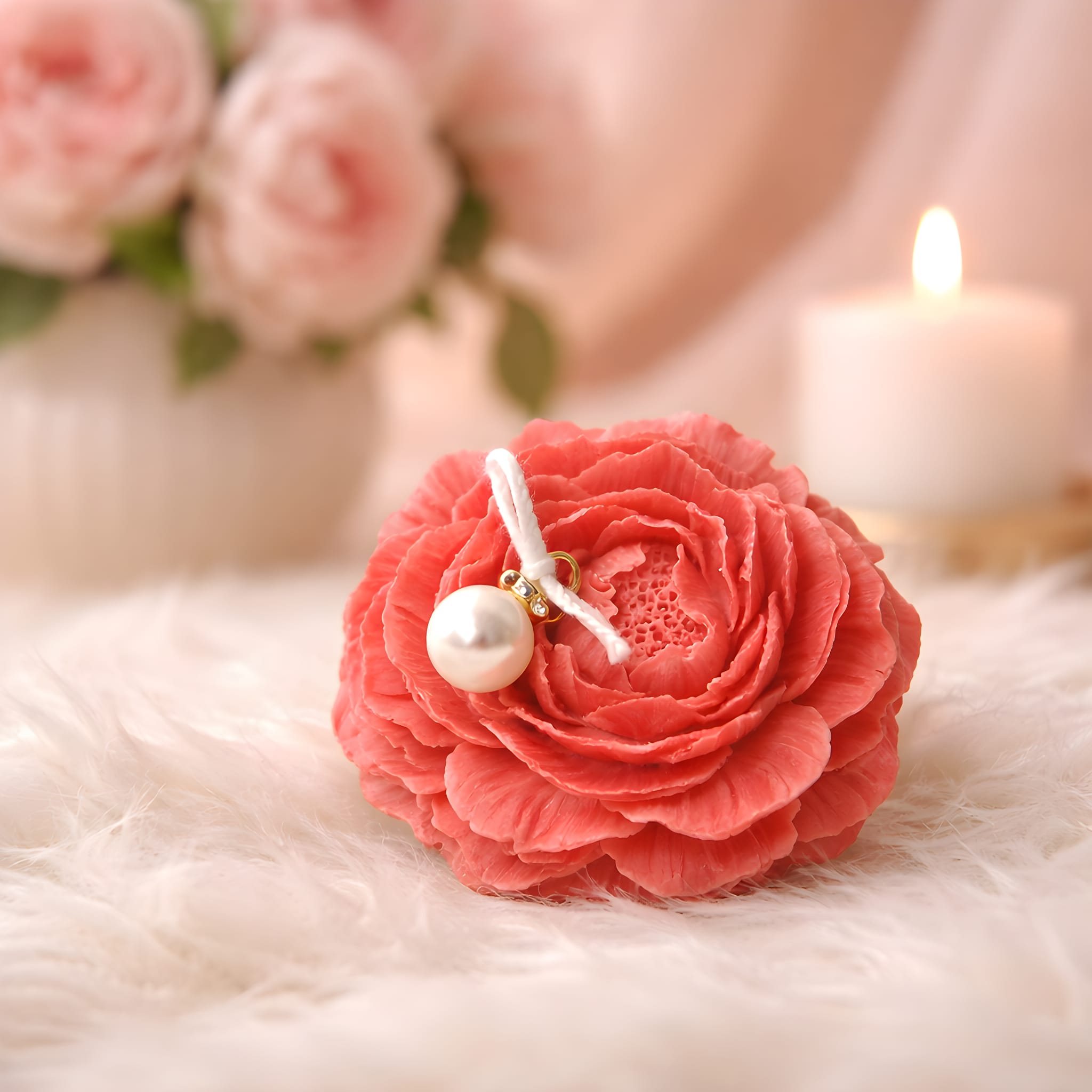 Petunia Glow Candle