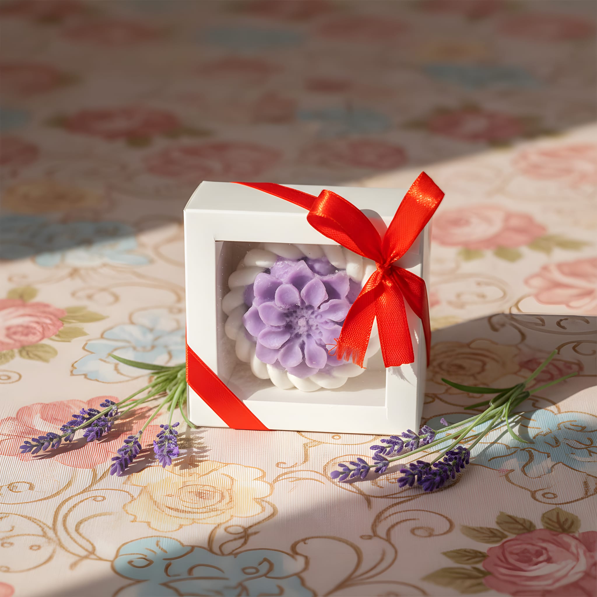 Miniatures of Light and Petals Candle
