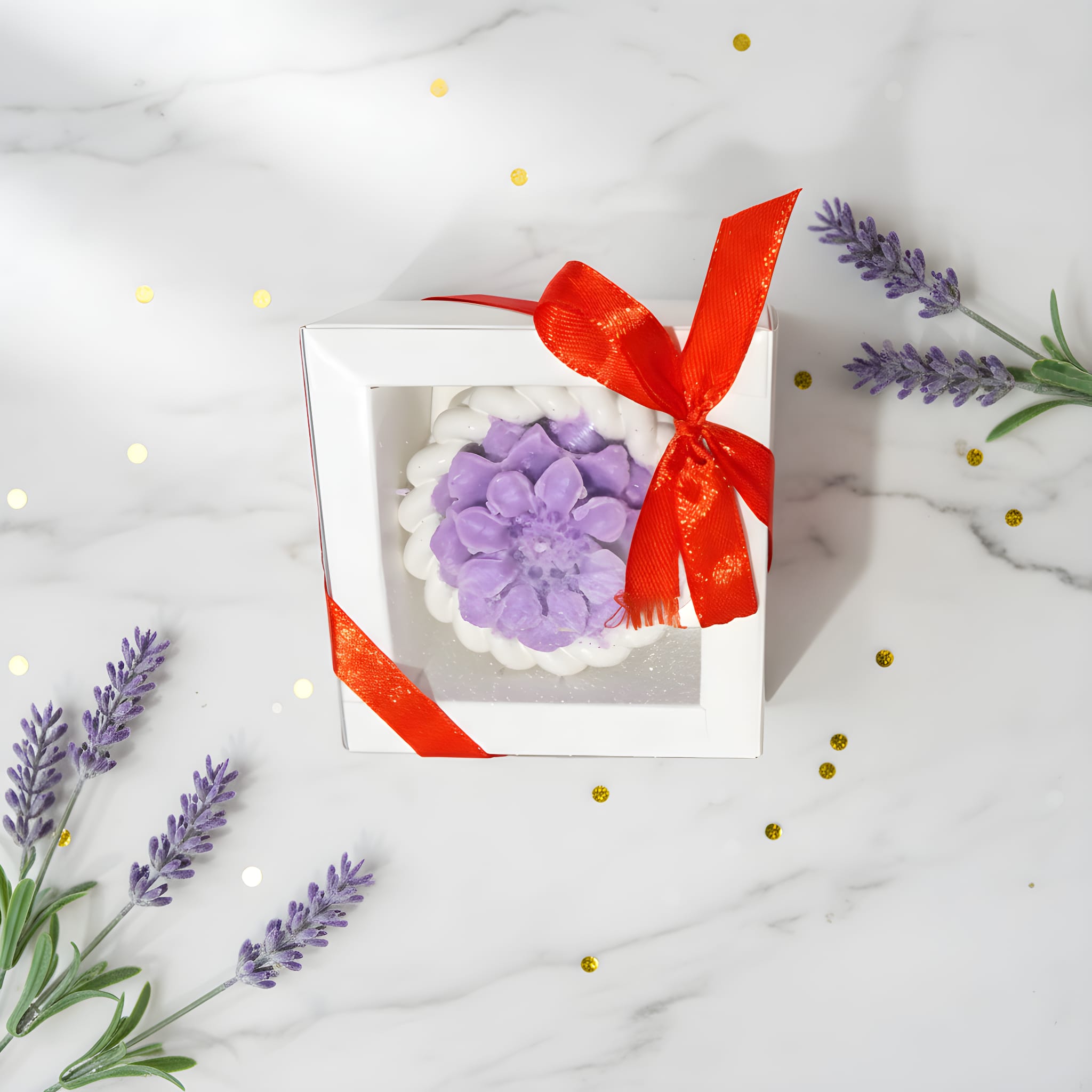 Miniatures of Light and Petals Candle