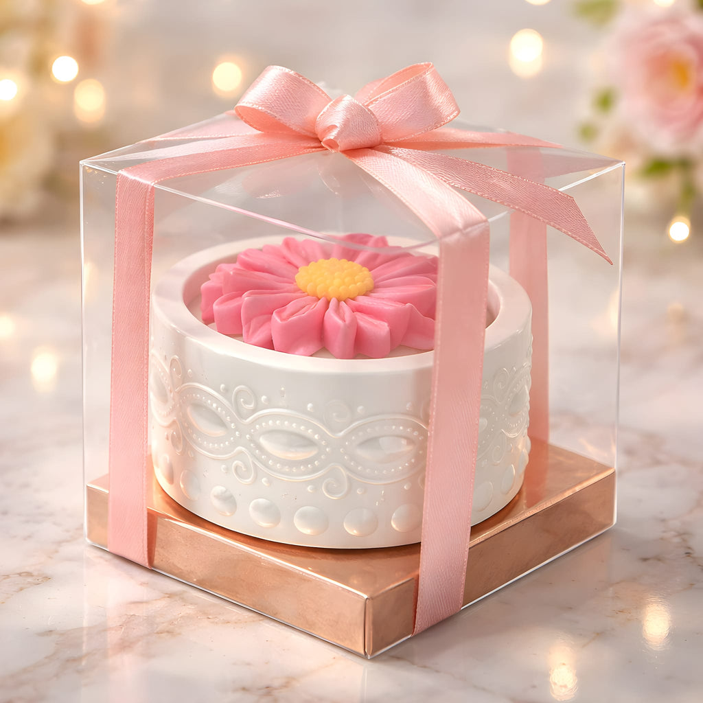 Blossom in Light Candle